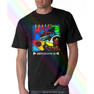 Maui And Sons Long Black Graphic T Putih Size Good Condition