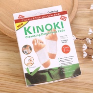 แผ่นแปะเท้าเพื่อสุขภาพ Kinoki สูตรใหม่เข้มข้นกว่า ของแท้💯 Foot Pad แผ่นแปะเท้าสมุนไพร 10 แผ่น