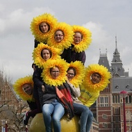 Sunflower Headgear Funny Stage Performance Props For Dance Party Festival Games Kids Teens Adults Co