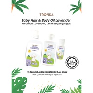 TROPIKA Baby Hair & Body Oil Lavender - Melebatkan Rambut Bayi, VCO, Eczema, Minyak Kulit Kering, Ku