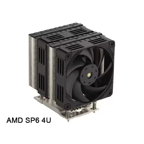 AMD SP6/sTR5 Socket Active CPU Cooler for EPYC 8004 and Threadripper Series 4U Server