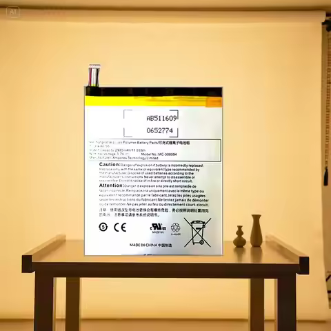 High Capacity MC-308594 For Amazon Kindle Fire 7 5Th Gen SV98LN Long-Lasting Performance Tablet Batt