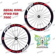 Sticker FFWD F6R Width 5cm Sticker Decal Rims Rims Roadbike Fixedgear 700c