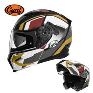 CYRIL CYRIL Revealing Helmet Motorcycle Helmet Summer Men Women Double Lens Motorcycle Full Helmet P