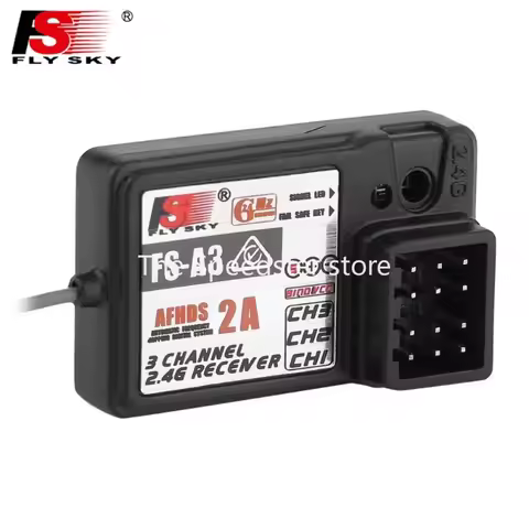 Flysky FS-A3 Waterproof AFHDS2A 2.4G 3CH Receiver for Flysky GT2E GT2G Transmitter RC Car Boat