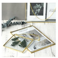 Photo Frame Brass Aymhouse 8 * 10 5 * 7 7 Inch Wall-Mounted Gold A4 10 IPH0K3