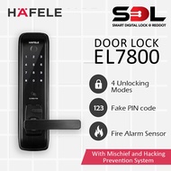 Hafele Digital Door Lock EL7800 | Fingerprint | Card | Password | Fake Pin Code | Installation | 3 Years Warranty