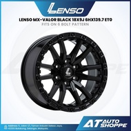Lenso MX-Valor - Matte Black 18x9 ET0 6x139.7 (1 Piece)