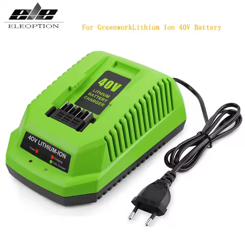Replacement Charger For Greenworks 40V Lithium Battery 29482 29462 29472 2938302 BAF702 L-300 BAF704