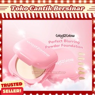 Glad2Glow Perfect Blurring Powder Foundation setting two way cake TWC g2g glad 2 glow