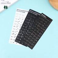 [GrandLarge] Hebrew Keyboard Stickers Keyboard Button Alphabet Stickers Protective Film MY