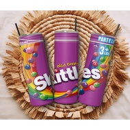 Skittle Wildberry Candy Tumbler Stainless Steel Design Water Bottle Termos 20z