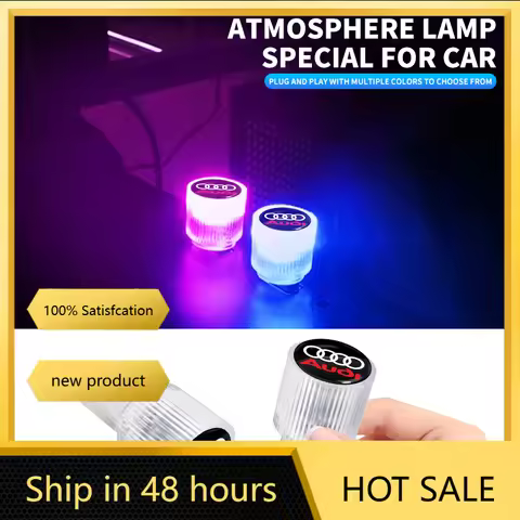 Mini USB LED Car Light Auto Interior Atmosphere Light For Audi 8P B9 8V A5 A6 C7 RS RS3 RS4 RS5 RS6 