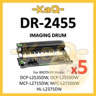 5X Compatible DR2455 DR-2455 Imaging Drum Brother HL-L2370DN HL-L2385DW DCP-L2550DW MFC-L2715DW MFC-