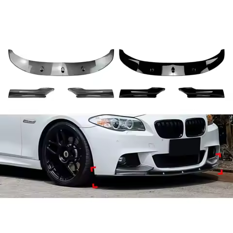 For BMW 5 Series F10/F11 11-17 Front Lip/Front Splitter/Front Bumper Corner Spoiler Exterior Styling
