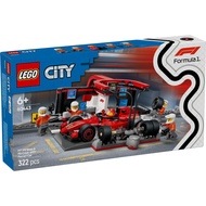 LEGO City F1 Pit Stop & Pit Crew with Ferrari Car 60443 (#54712)