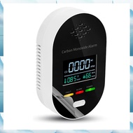 (WJRN) Carbon Monoxide Detector Temperature and Humidity Detector Portable CO Monoxide Alarm Gas Det