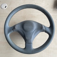 STEERING WHEEL PROTON SAGA/ISWARA ORIGINAL (USED)