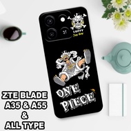 3/s Flexible rubber Softcase for ZTE BLADE A35 & A55 2024/ one piece anime character Motif Latest ZT