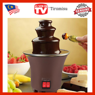 (STAINLESS STEEL BASE) Tiramisu Portable Mini Chocolate Fondue Fountain Chocolate Fountain Koko Foun