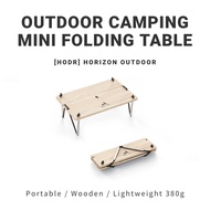 【HODR】Portable Outdoor Folding Table Meja Lipat MINI Camping Desk Foldable Wooden Lightweight Dining