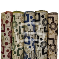 KAIN SOFA MINIMALIS // BAHAN CENIL CHENIL MOTIF // KAIN KURSI METERAN SOFA BLUDRU // MOTIF KOTAK BUL