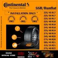 Continental Runflat | SSR | RFT [INSTALLATION 1-3 DAYS]
