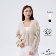 HFA Women's Puffy Knitted Cardigan