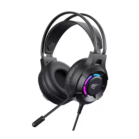 Headset Gamer Havit Gamenote H2049d RGB Preto