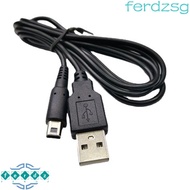 JENNIFERDZSG For Nintendo Charger Cable Black Games Accessories 3DS NDSI 2DS 3DSXL Data SYNC Cord US