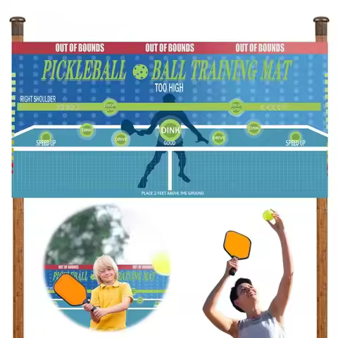 180x89cm Pickleball Practice Pads Training Poster Mat Pickleball Dink Wall Pad Master Exercise Paper