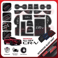 [NEW] HONDA CRV 2024 2025 Anti Slip Interior Slot Mat Rubber Pad Car Accessories Aksesori Kereta Bod