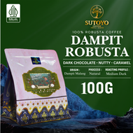 KOPI ROBUSTA DAMPIT 100 GRAM BIJI DAN BUBUK BY SUTOYO COFFEE | SINGLE ORIGIN | PREMIUM COFFEE | ROAS