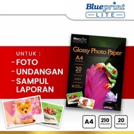 Blueprint Lite Glossy Photo Paper A4 210gsm 10R Photo Paper
