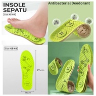 Antibacterial Shoe Insoles Size 43-44 | Comfortable Shoe Insoles on Soft Feet