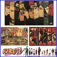 ZY1 NARUTO Poster Anime Wall Decoration Painting Retro Kraft Paper Bar Coffee Shop Posters Uzumaki U