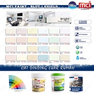 [WHITES] 5 Liter MCI Blue-I Shield for Exterior Wall | 5 Years Protection Paint Cat Dinding Luar Rumah