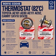 90916-03046 Thermostat 82°C Toyota AE101 AE80 AE111 AE92 | Camry SXV10 SXV20 (OEM Part)