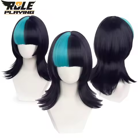 Hoshi Kirara Cosplay 45cm Wig Heat Resistant Synthetic Hair Anime Roleplay Costume Accessories Prop 