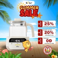Bear WW-5H12N 1.3L milk kettle and warmer, 800W, Glass, 7 cooking modes, Keep Warm