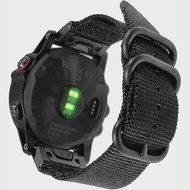 Quick Release 26mm Smart Watch Nylon Strap  for Garmin Fenix 7 7X Fenix 6X 5X 3 3HR /Garmin Enduro D2/MK1 MK2i  Sport Wristband
