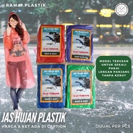 PLASTIC RAINCOAT long sleeve top plastic coat plastic top/ PONCHO RAINCOAT