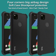 imak Google Pixel 4A 4G All-inclusive Airbag Shockproof TPU Soft Casing Back Cover cover case + Screen Film