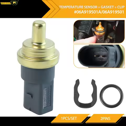 06A919501A Engine Coolant Temperature Sensor w/O-ring For Audi A3 A4 A5 A6 VW GOLF Seat Skoda 06A919