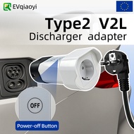 Evqiaoyi Type2 V2l Ev Discharge Adapter with Power-off Button for Camping Byd Chery Geely