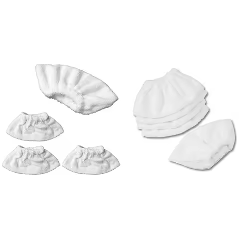 Microfiber Cover Set For Hand Nozzle Karcher Easyfix Steam Cleaner SC1, SC2, SC3, SC4, SC5