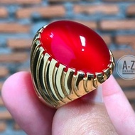 ACEH RED CEMPAKA AGATE STONE RING BLOOD AGATE/