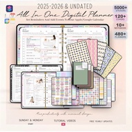 Digital Planner 2025 - 2026 Dated | Digital Planner, Goodnotes Planner, Daily Digital Planner, iPad 