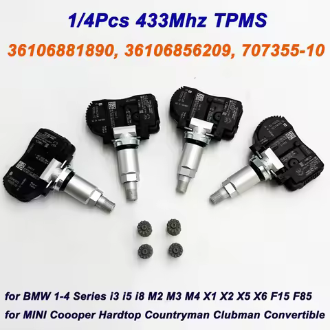 1/4Pcs For BMW X5 F15 F85 X2 F39 F48 X6 F16 F86 Mini 36106881890 6855539 36106856209 707355-10 433Mh