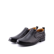 camel active Leather Basic Formal Shoes Men Black BOND II - 802364-BE1LSV-1 BLACK
